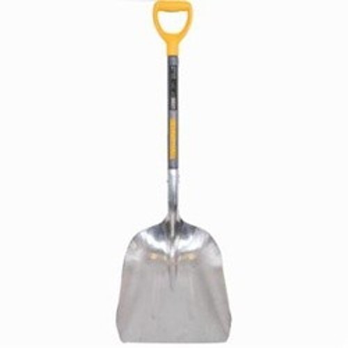 True Temper® 1670900 Scoop Shovel, Aluminum Blade, 27 in Handle Length, Hardwood Handle