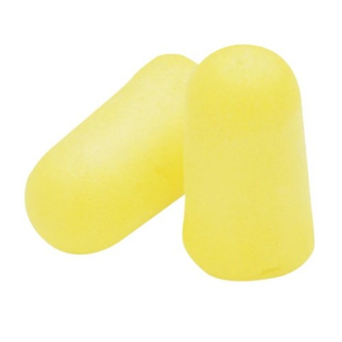 3M™ 247-312-1219 Ear Plug, 32 dB Noise Reduction Rating, Tapered, Disposable/Reusable: Disposable, Regular, Yellow Plug, Uncorded Cord