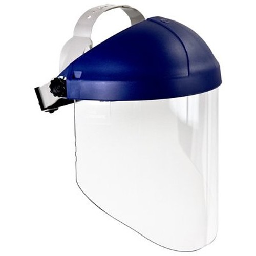 3M™ 247-82783-00000 Face Shield Headgear, Clear/Blue, Polycarbonate, For Use With: Faceshield WP96