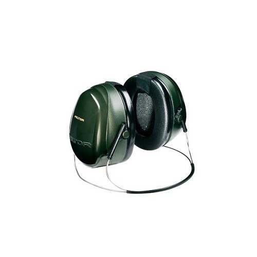 3M™ 247-H7B Earmuff, 26 dB Noise Reduction Rating, Green/Black, Behind-the-Head Band Position, Specifications Met: CSA Class AL