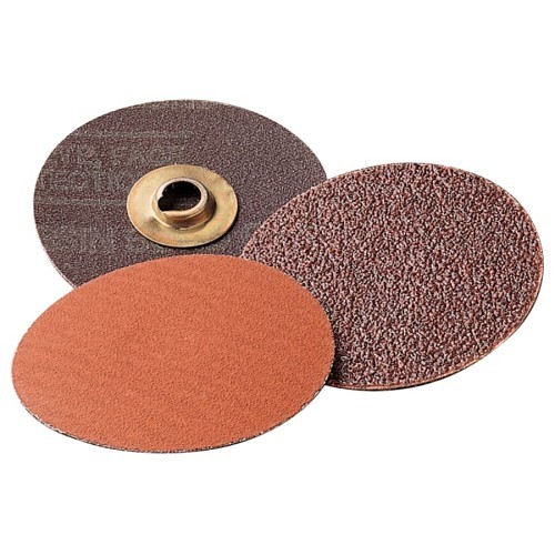 3M™ Roloc™ 405-051144-76634 Deburring Disc, 3 in Disc Dia, Ceramic Alumina/Regular Alumina Mix Abrasive, 80 Grit