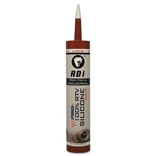 Red Devil® RD PRO 630-0809/01 RTV Silicone Sealant, Heat Resistant, 10.1 oz, Tube