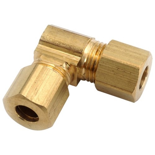 AMC® 750065-06 Union Elbow, Elbow, 3/8 in Nominal, Compression, Brass