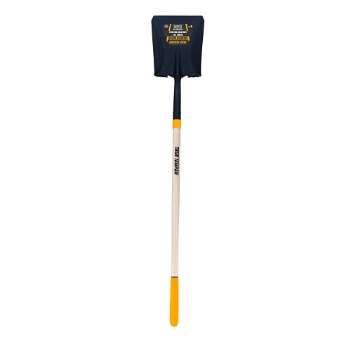 Ames® 2585700 Shovel, Steel Blade, 11-1/2 in Blade Length, 9 in Blade Width, Square Point Blade Point, 45 in Handle Length