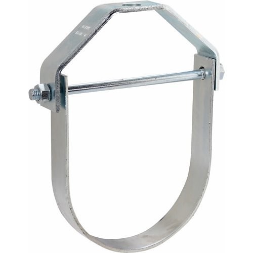 ASC Engineered Solutions Anvil® 110GI0400 Clevis Hanger, 4 in Pipe, 3/8 in Rod, 400 lb, Carbon Steel, Hot Dipped Galvanized