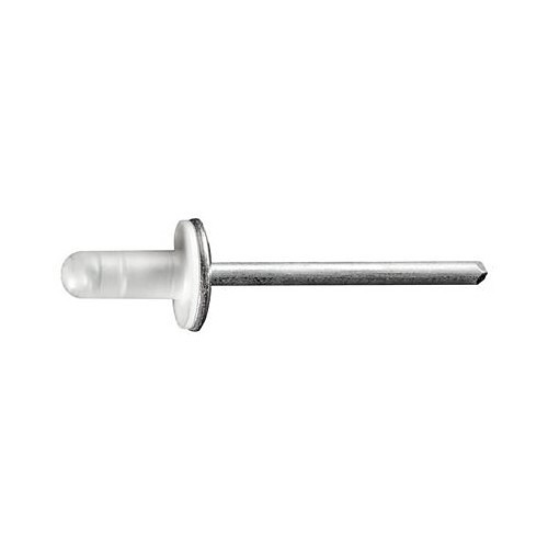 Approved Vendor A20626 Blind Rivet, Specialty, Aluminum Rivet-Steel Mandrel, 3/16 in Rivet Dia, 1/8 to 5/16 in Grip Range