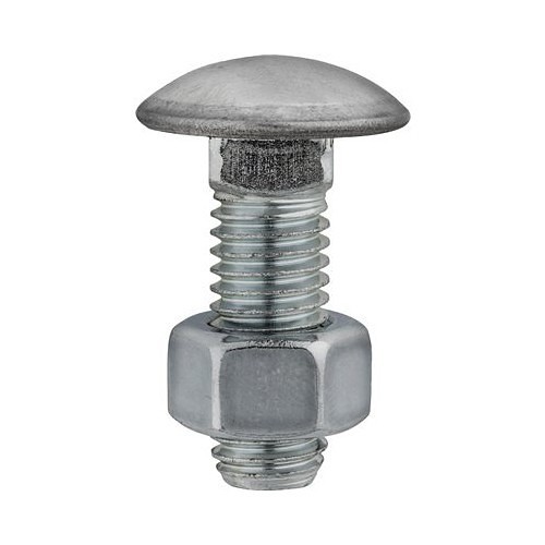 Approved Vendor A3102 Bumper Bolt, 1/2-13 in, 1-1/2 in Overall Length, Round