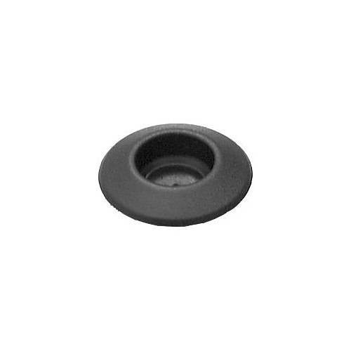 Approved Vendor A9288 Hole Plug Button, 7/8 in Head Dia, 1/2 in Hole Dia, 0.02-0.07 in Thickness, Polyethelene, Black