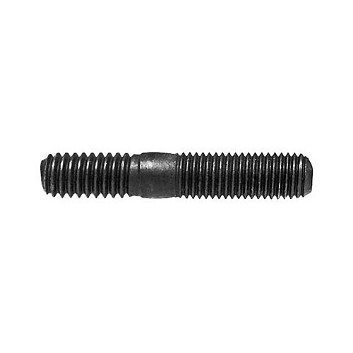 Approved Vendor A9677 Double End Stud, Imperial, Medium Carbon Heat Treated Alloy Steel, Thread Size A: 5/16-24 in, Thread Size B: 5/16-18 in, 2 in Overall Length