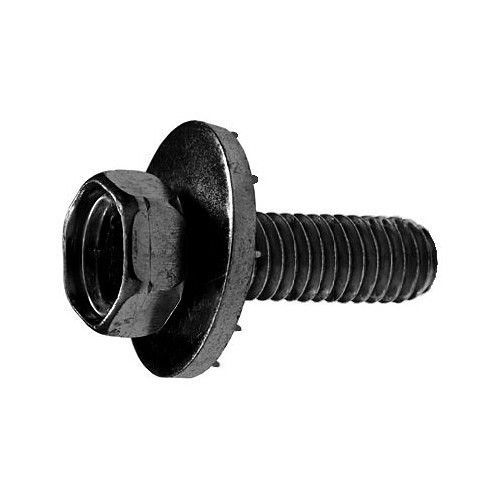 Approved Vendor A9756 Body Bolt, 5/16-18 in, 1 in Overall Length, Hex, Sems