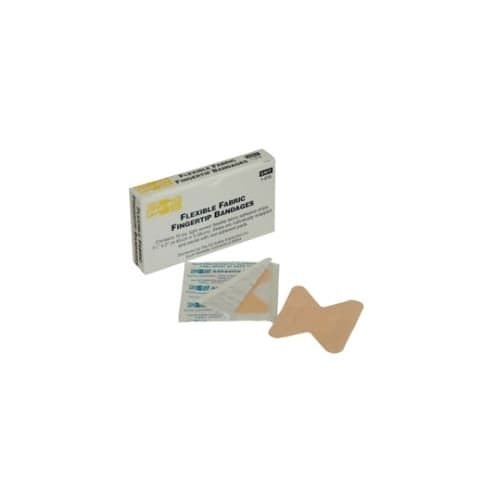 Acme United Pac-Kit® 579-1-010 Bandage, Fingertip, Fabric, Yellow, 2 in Length, 1-3/4 in Width