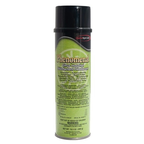 Phenomenal 3120 Citrus Hospital Disinfectant Spray, 16.5 oz, Aerosol Can