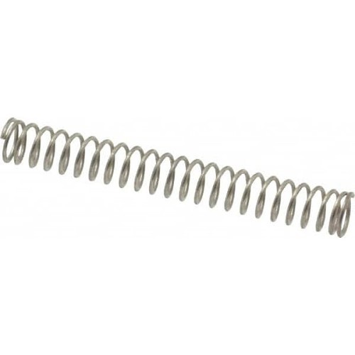 Ajax 06979710 Compression Spring, 3/16 in Outside Dia, 0.02 in Wire, Steel