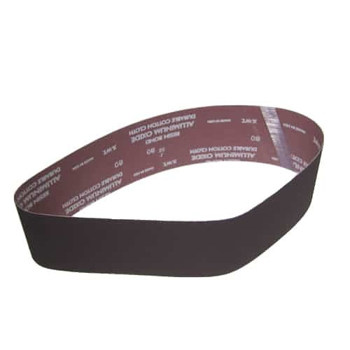 Alfa USA® 43680 Abrasive Belt, 4 in Belt Width, 36 in Belt Length, 80 Grit, Aluminum Oxide Abrasive