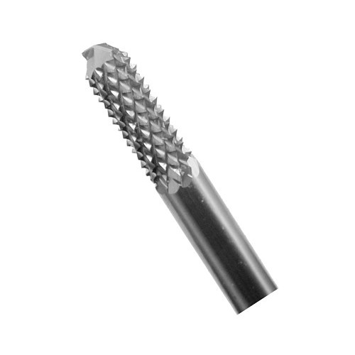 Alfa USA® B71711D Router Drill End, Diamond Cut, 2 in Overall Length, 3/4 in Cutting Depth, 1/4 in Shank Dia, Solid Carbide