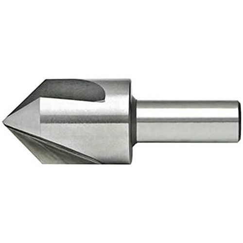 Alfa USA® C4F50546 Countersink, 1 in Body Dia, 1/2 in Shank Dia, 4 Flutes, 82 deg Included Angle, High Speed Steel