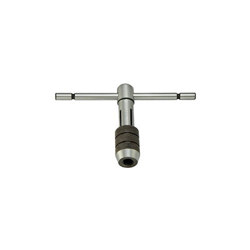 Alfa USA® TH63021 Handle Tap Wrench, Tap Capacity: 0 - 1/4 in, Chrome Plated, T Shape