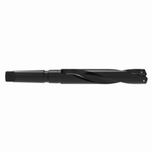 Allied Group T-A 24030H-004IS126 Indexable Insert Holder, Helical Flute Standard Length Replaceable Tool Holder, Spade Drill Insert, #4 Shank, Morse Taper Shank, Insert Compatibility: 1-13/32 to 1-7/8 in, 12-5/8 in Overall Length, Through Coolant; Yes