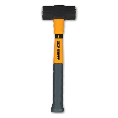 Ames® True Temper® 027-20184200 Engineer Hammer, 15 in Overall Length, Double Face, 3 lb Head, Forged steel Head, Fiberglass Handle