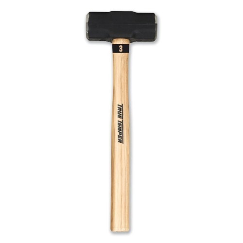 Ames® True Temper® 027-20184300 Engineer Hammer, 15 in Overall Length, Double Face, 3 lb Head, Forged steel Head, American Hickory Handle