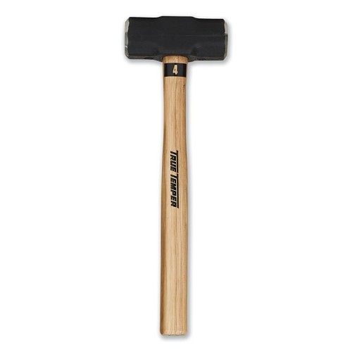 Ames® True Temper® 027-20184600 Sledge Hammer, 15 in Overall Length, Double Face, 4 lb Head, Forged steel Head, American Hickory Handle