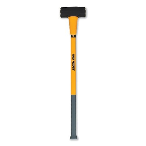 Ames® True Temper® 027-20185300 SledgeHammer, 35 in Handle Overall Length, 12 lb Head, Forged steel Head, Fiberglass Handle