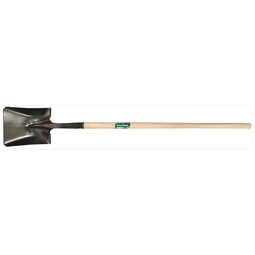 Ames® UnionTools® 40184 Square Point Shovel, Steel Blade, 11-1/2 in Blade Length, 9-1/2 in Blade Width, 48 in Handle Length