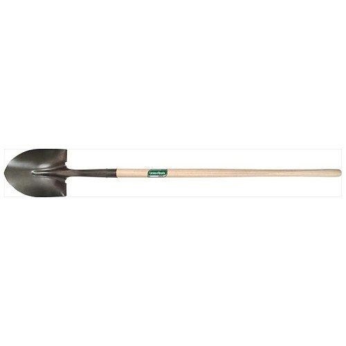 Ames® UnionTools® 40191 Round Point Shovel, Steel Blade, 11-1/2 in Blade Length, 7-3/8 in Blade Width, 48 in Handle Length