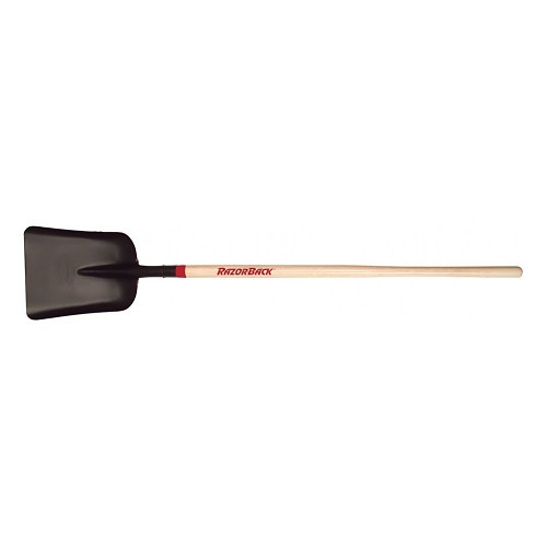 Ames® Razor-Back® 79805 Scoop Shovel, Steel Blade, 14-1/2 in Blade Length, 11-1/2 in Blade Width, 46 in Handle Length