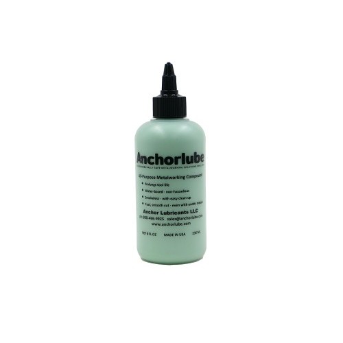 Anchor Chemical AnchorLube G-771 Cutting Fluid, 8 oz, Bottle, Slight Almond, Paste, Green