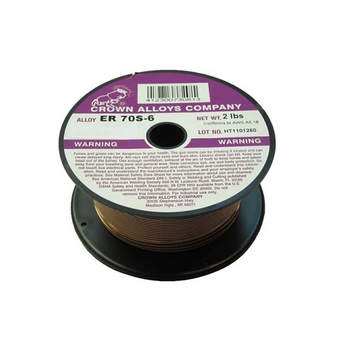 Anchor® ER70S-6-035X2 Welding Wire, 0.035 in Wire Dia, 2 lb, Mild Steel Wire