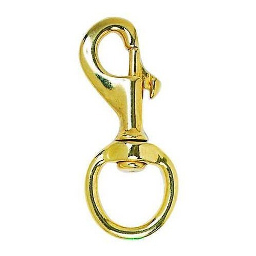 Annin Flagmakers G7497472 Snap Hook, Brass, Gold