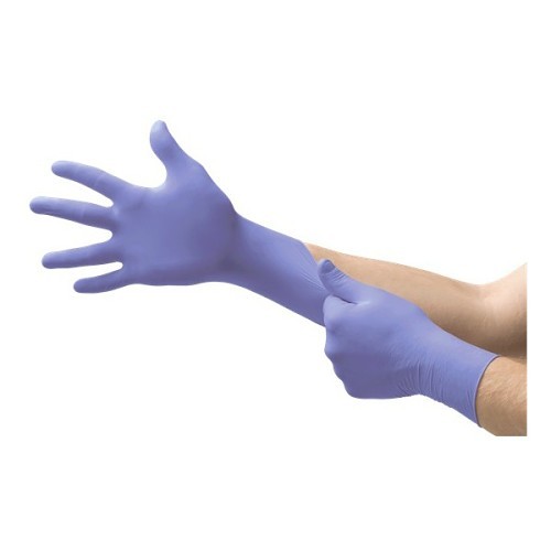 Ansell SU-690 Laboratory Gloves, Medical Glove, X-Large, #10, Violet Blue, Standard Cuff