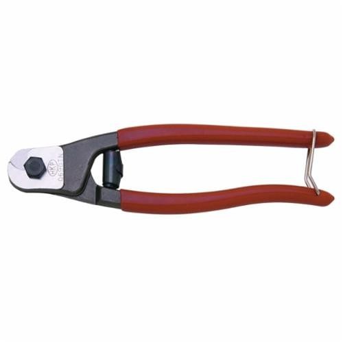 CRESCENT H.K. Porter® 0690TN Hand Operated Pocket Wire Rope and Cable Cutter, 3/16 in Wire, 7-1/2 in OAL, Steel Jaw