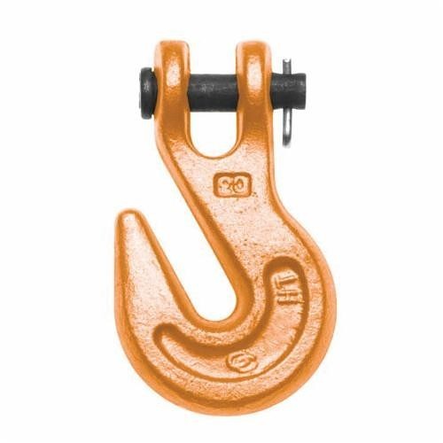 Apex® Campbell® 4503315 Grab Hook, 1/4 in, 4100 lb, 30/43 Grade, Clevis Attachment, Alloy Steel