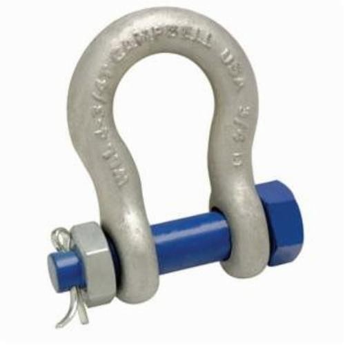 Apex® Campbell® 5391435 Anchor Shackle, 7/8 in, 1 in Pin Dia, Bolt Pin, 6.5 ton