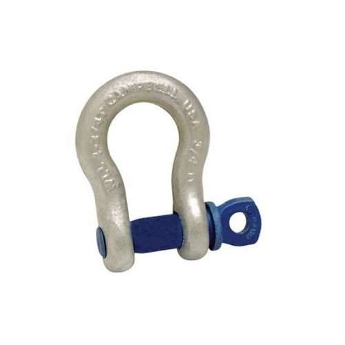 Apex® Campbell® 5410835 Anchor Shackle, 2 ton, 1/2 in, 5/8 in Pin Dia, Screw Pin, Galvanized