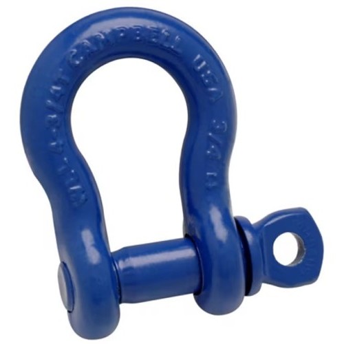 Apex® Campbell® 5411205 Anchor Shackle, 4.75 ton, 3/4 in, 7/8 in Pin Dia, Screw Pin, Painted