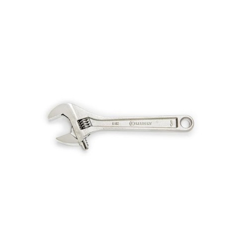 Apex® Crescent® AC26VS Adjustable Wrench, 0 to 0.937 in Wrench Opening, 6 in Overall Length, Alloy Steel Jaw, Meets or Exceeds ANSI Specifications Met, Yes Measurement Scale Included, Alloy Steel, Satin Chrome with Polished Face