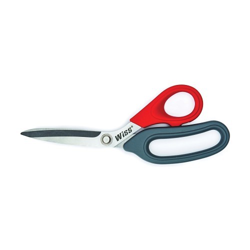 Apex® Crescent® W812S Scissors, 3-1/2 in Length of Cut, 8-1/2 in Overall Length, Sharp, Stainless Steel Blade, Hard Plastic Handle