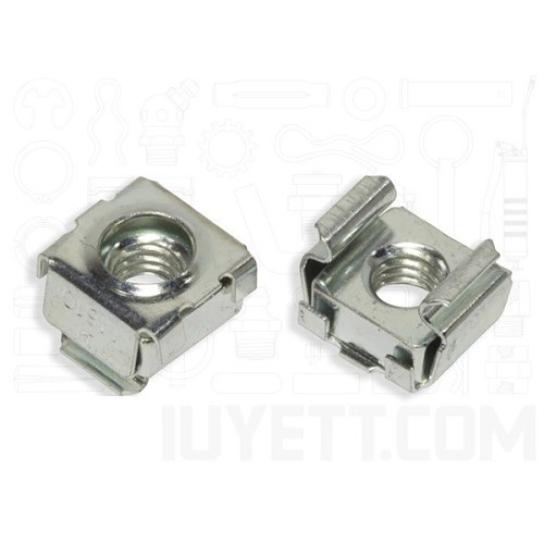 Araymond® EFCN-D07935-3816-3B/B Cage Nut, Imperial, 3/8-16 in, Zinc Electroplate