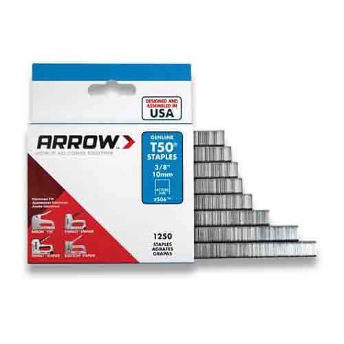 Arrow™ 50924 Heavy Duty Staple Tacker, 9/16 in L Leg, 3/8 in W Crown