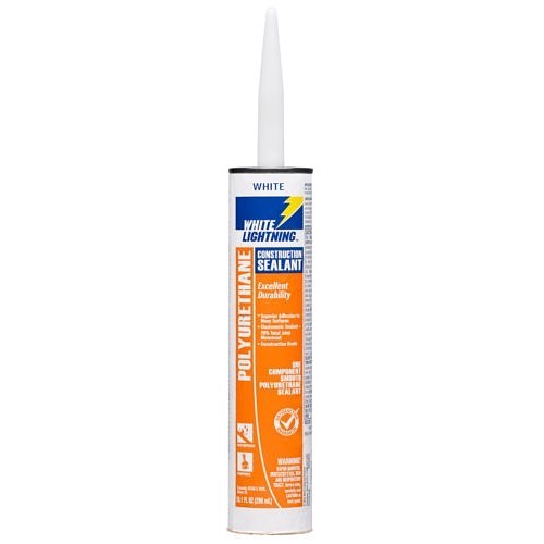 Atlantic Safety Products White Lightning® W42204110 Polyurethane Sealant, 10.1 fl oz, Cartridge, Solid, Limestone