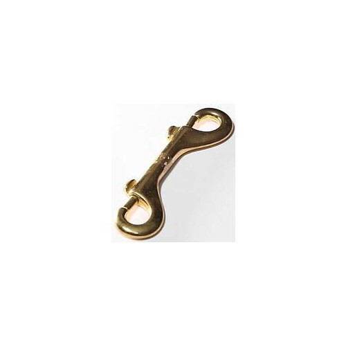 BARON 6590608 Chain Snap, 80 lb, 7/16 in Snap Opening, 4-3/4 in Overall Length, Bronze