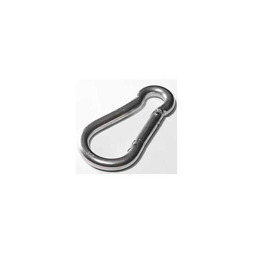 BARON 7187859 Spring Hook Snap Link, 700 lb, 3/4 in Snap Opening, 5-1/2 in Overall Length, Stainless Steel