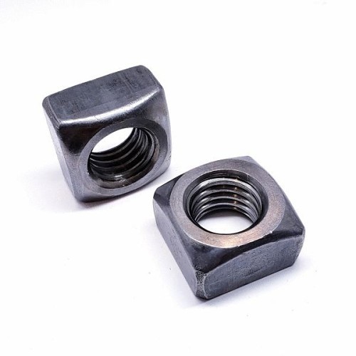 BBI 238044 Square Nut, Imperial, 7/8-9 in, Steel, Galvanized, Material Grade: Gr 2