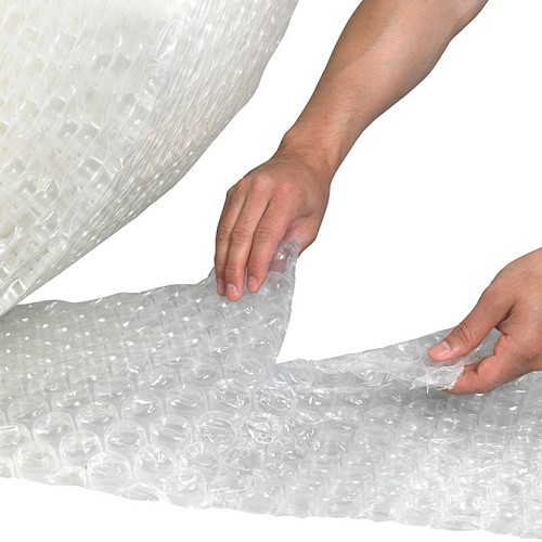 Air Bubble, 250 ft Roll Length, 48 in Roll Width, 1/2 in Bubble, 12 in Perforated