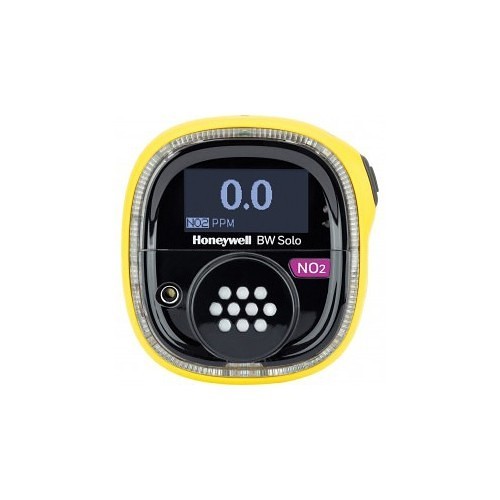 BW Technologies by Honeywell BWS-D-Y Single Gas Detector, NO2, 0 to 100 ppm, Alarm: Visual, Vibrating, 95 dB Audible, Low/High, TWA, STEL, Non-Compliance