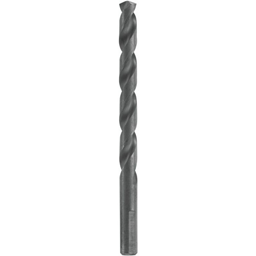 Bosch BL2152 Jobber Length Drill Bit, 25/64 in Drill, 135 deg Point Angle, High Speed Steel, Black Oxide