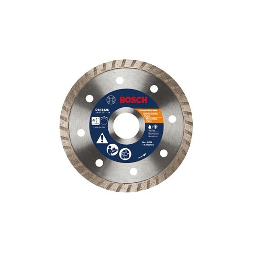 Bosch DB4542S Bandsaw Blade, 4-1/2 in Blade Dia, 0.080 in Cutting Width, 7/8 in